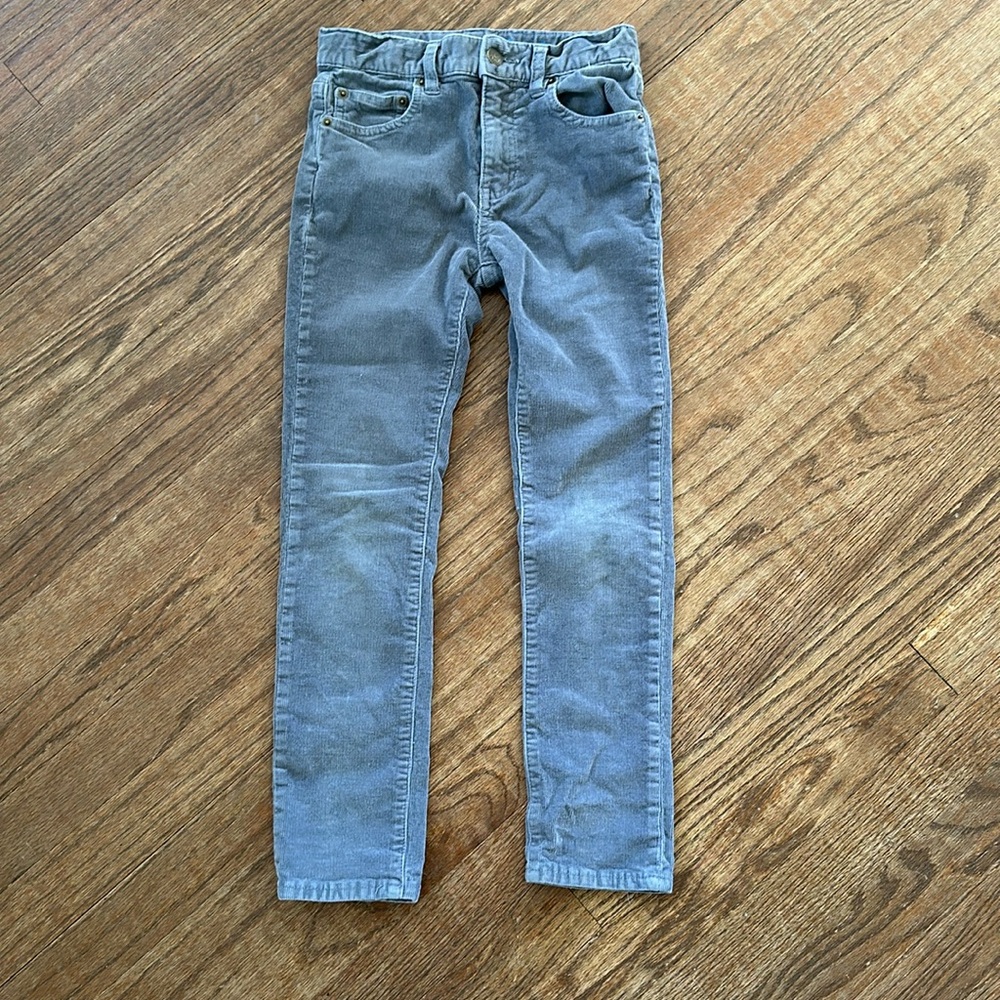 BOYS GREY CHORD PANTS CREWCUTS SIZE 8